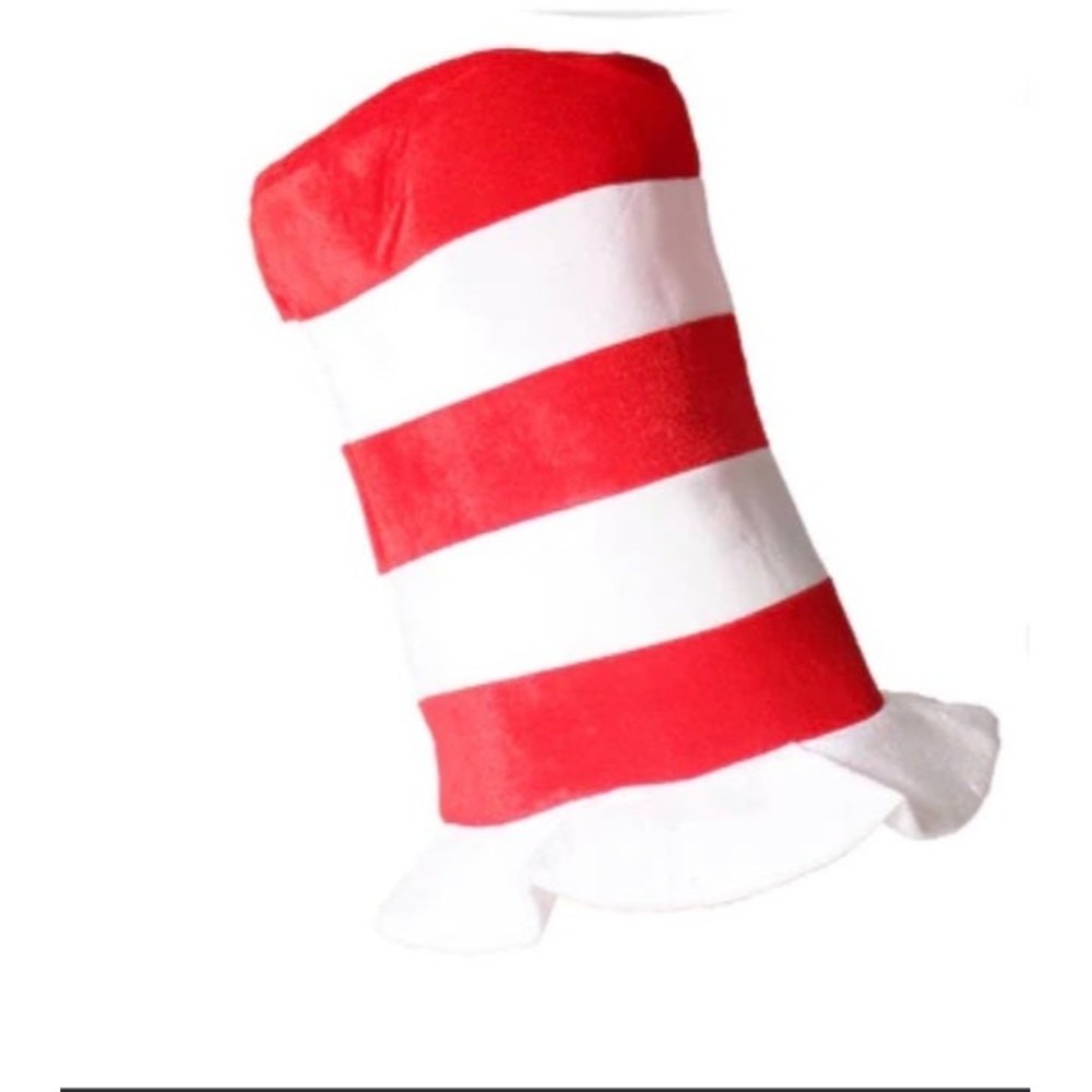 Dr. Seuss cat in the hat theme hat costume dress up